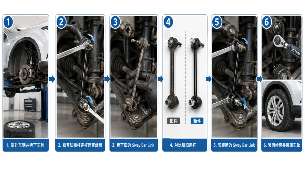 Replac Sway Bar Links