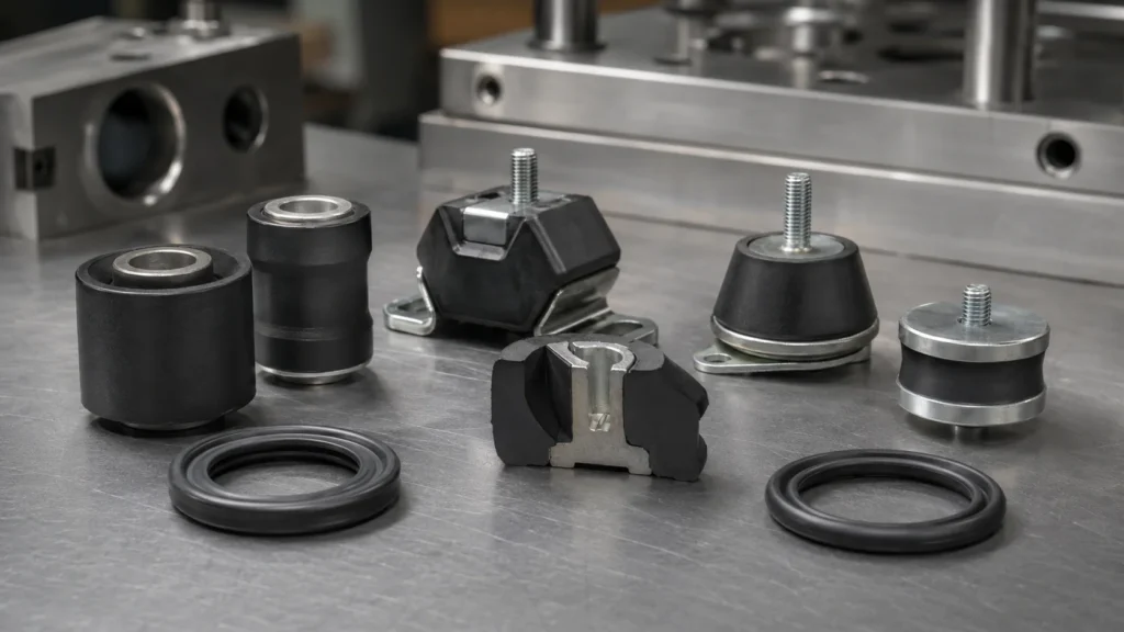 rubber-to-metal bonded parts