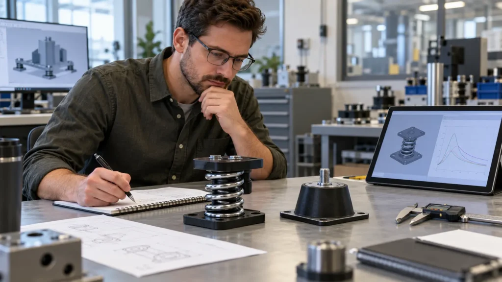 Spring vs. Rubber Vibration Isolators