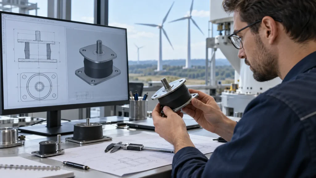 Vibration Damping in Wind Turbine
